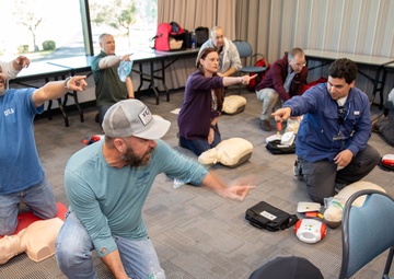 Hydrography Survey Section Completes 2-year CPR Certification