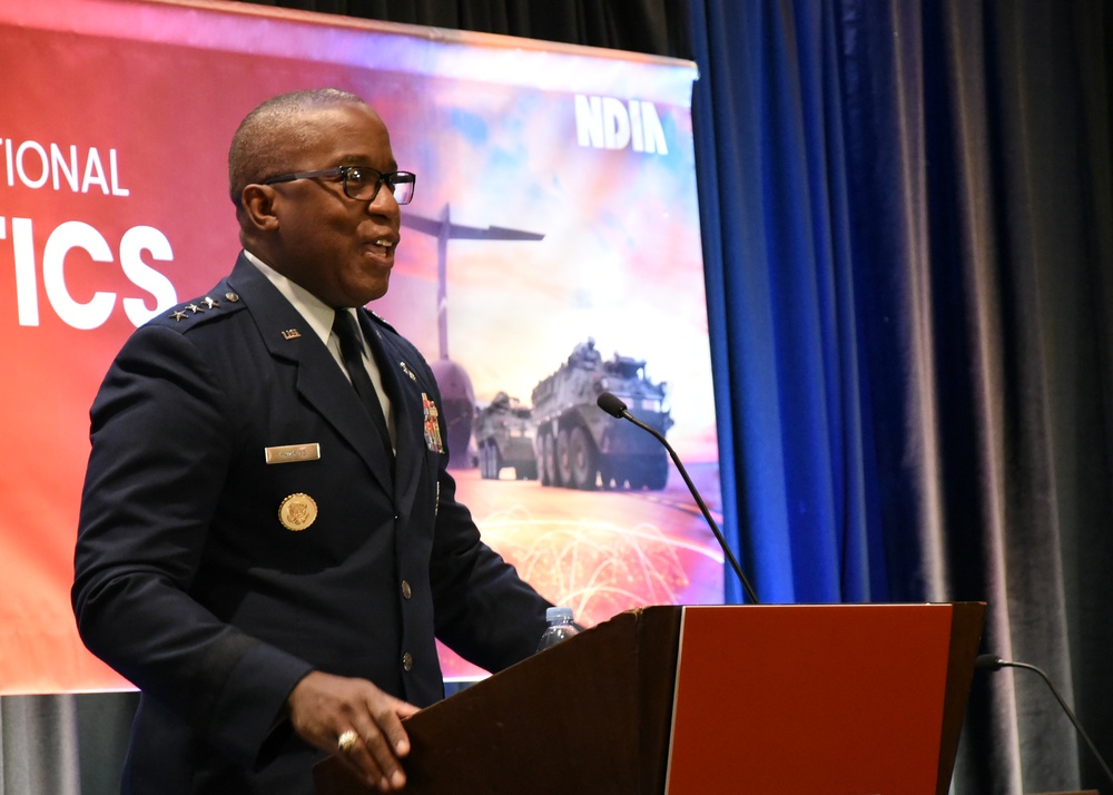 Lt. Gen. Hawkins addresses National Logistics Forum
