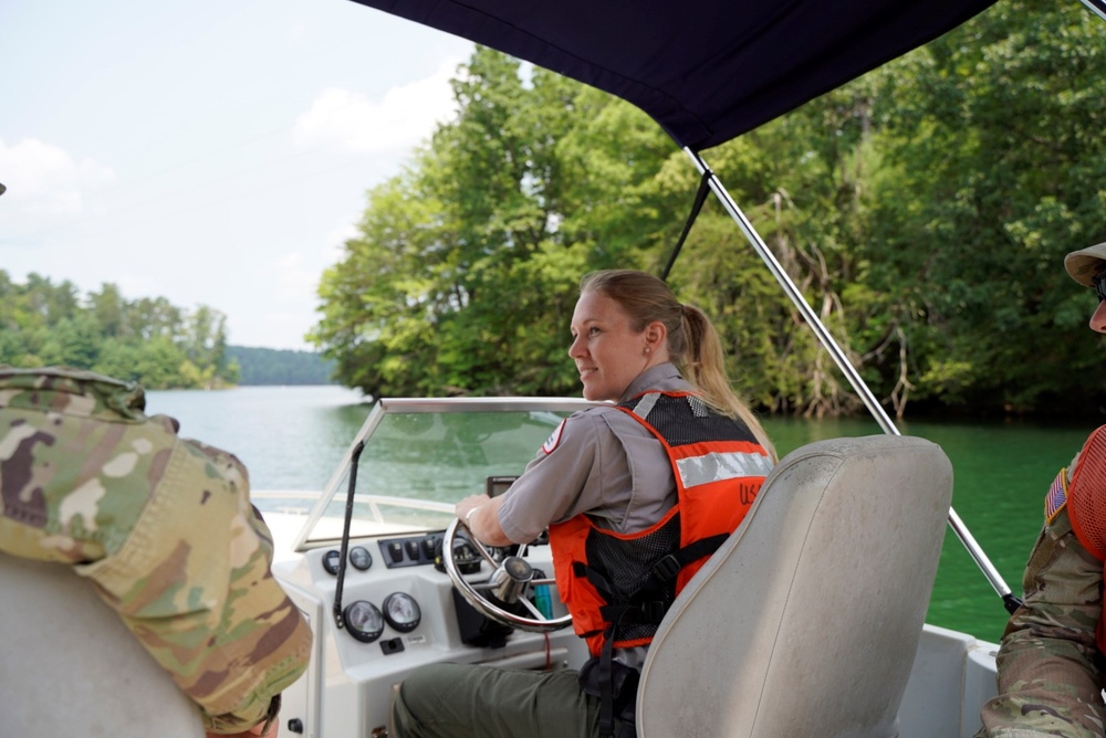 COL Morgan at Philpott Lake