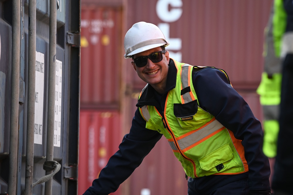 USCG Marine Science Technician container inspections