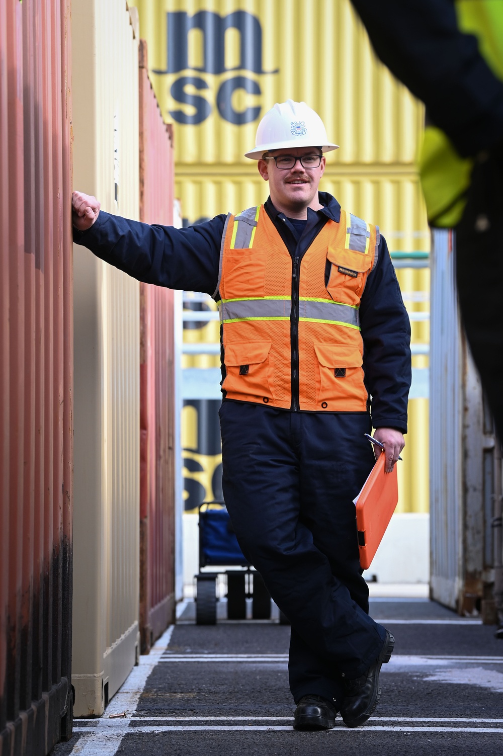 USCG Marine Science Technician container inspections