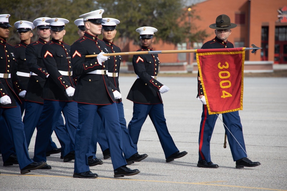 Franklinton native graduates as honor graduate for Platoon 3002, India Company, Marine Corps Recruit Depot Parris Island