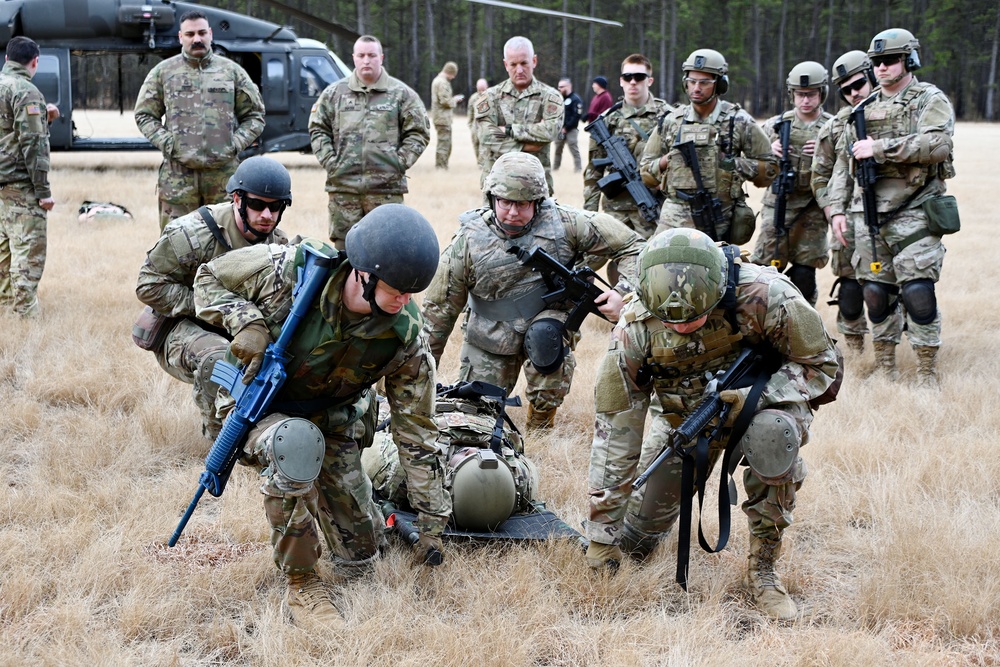 Joint Base McGuire-Dix-Lakehurst- 108th SFS and JBMDL MSTC Class. Aircraft Load Training. February 09, 2024