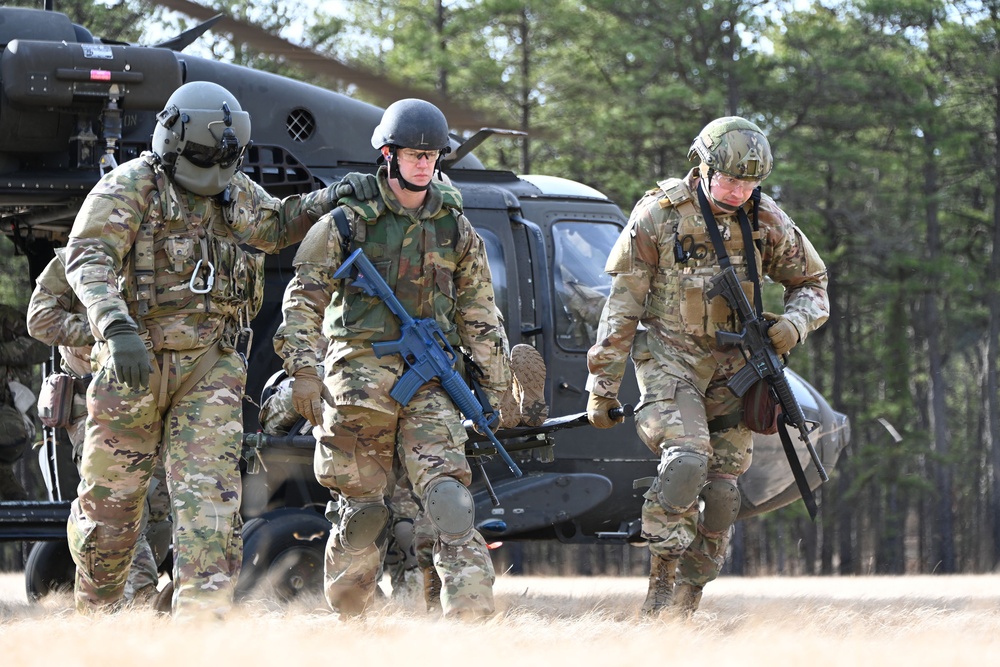 Joint Base McGuire-Dix-Lakehurst- 108th SFS and JBMDL MSTC Class. Aircraft Load Training. February 09, 2024