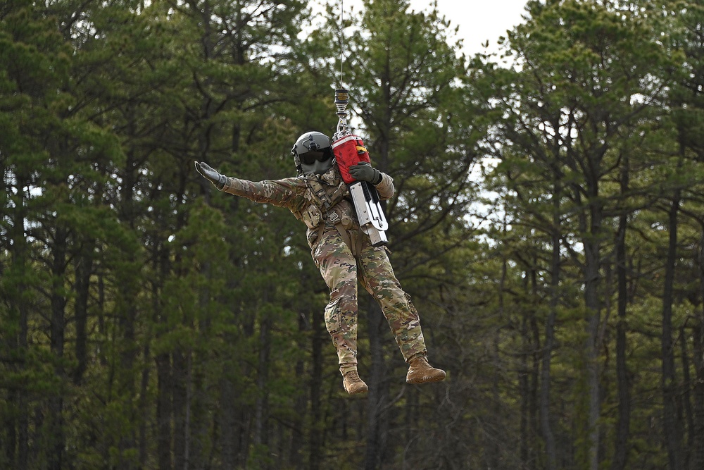 Joint Base McGuire-Dix-Lakehurst- 108th SFS and JBMDL MSTC Class. Aircraft Load Training. February 09, 2024