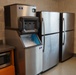 Kitchen area inside new Marine Corps Security Force Regiment (MCSFR) barracks onboard NWS Yorktown