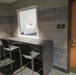 Kitchen area inside new Marine Corps Security Force Regiment (MCSFR) barracks onboard NWS Yorktown