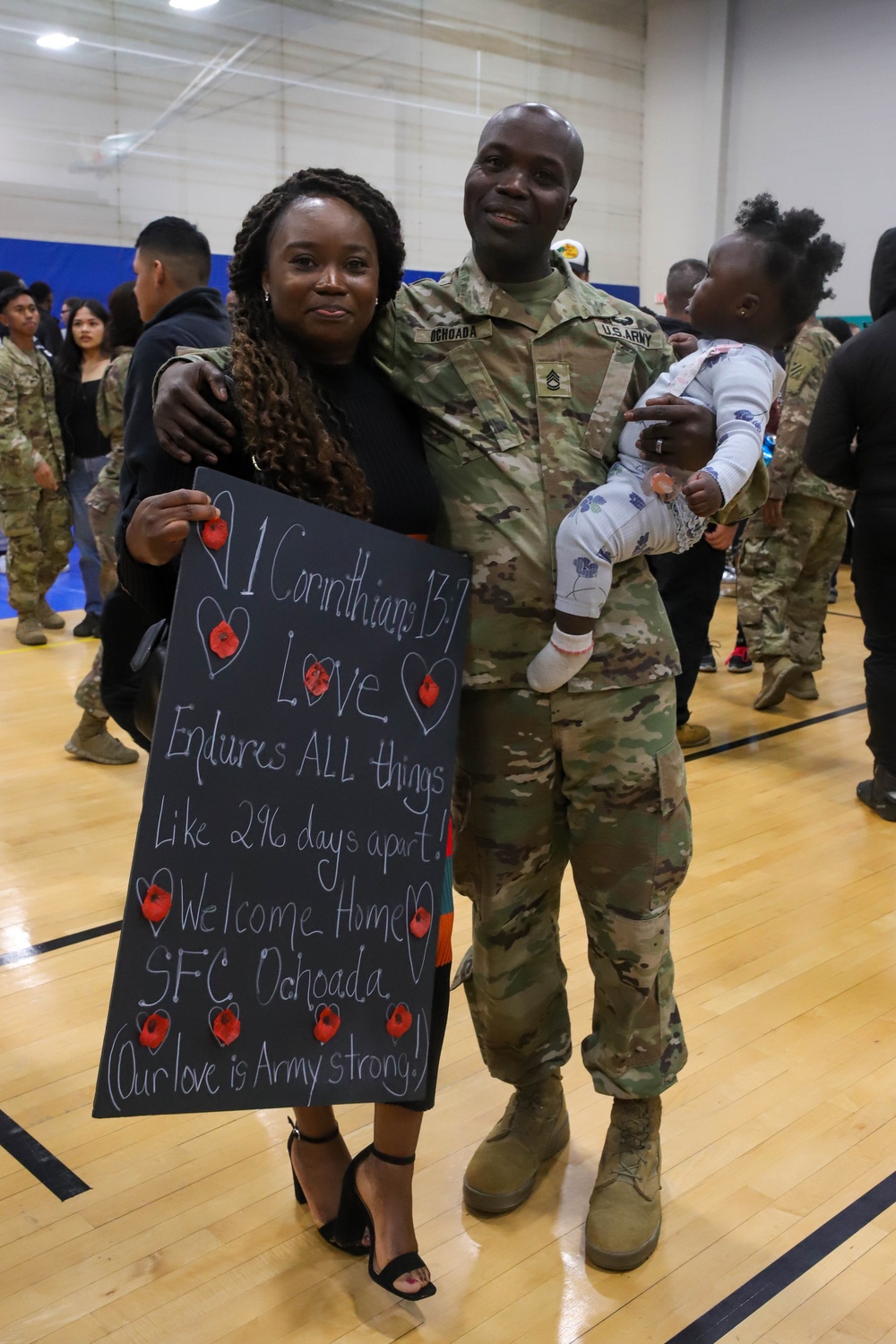 3rd Infantry Division Soldiers at Redeployment Ceremony Return Home