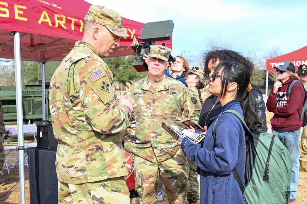 OCADA participates in the Meet Your Army Event hosted by Texas A&amp;M University