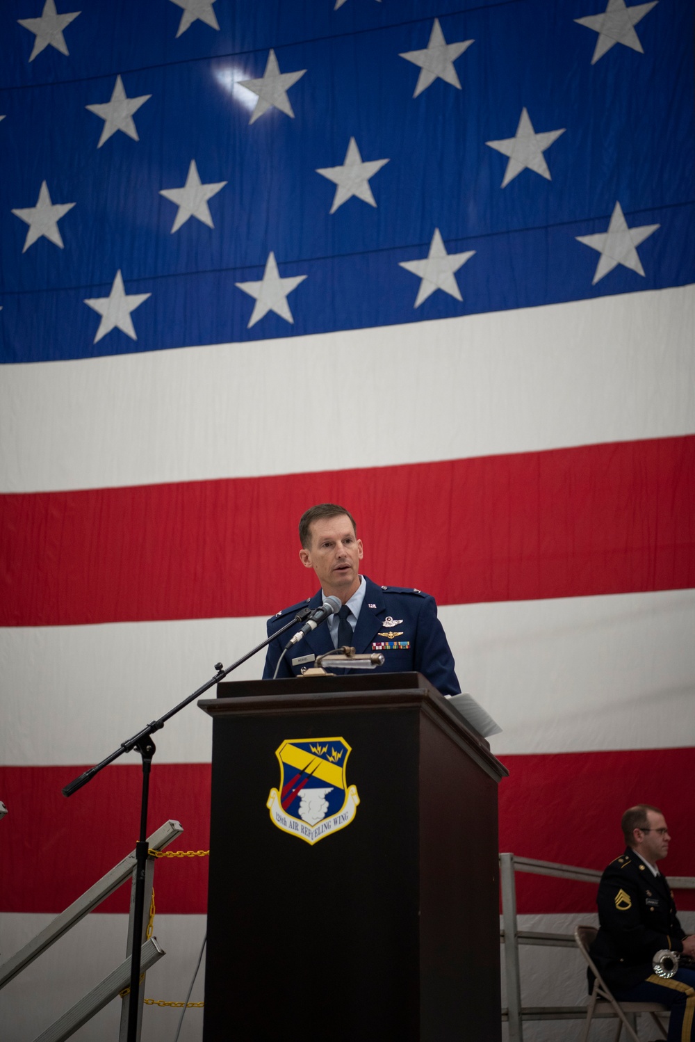 Merkel takes command of the 128th Air Refueling Wing