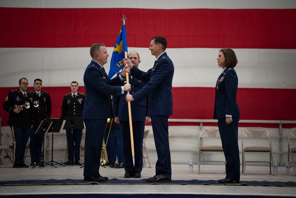 Merkel takes command of the 128th Air Refueling Wing