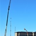 First day of framing for barracks project at Fort McCoy