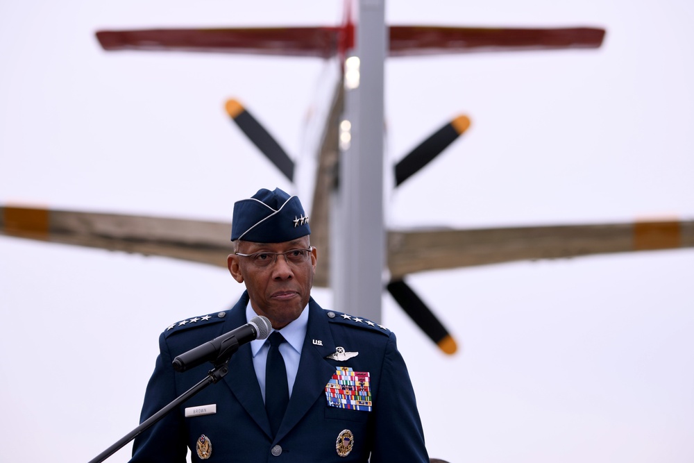 CJCS, Team Shaw, Sumter community honor Tuskegee Airmen in historic P-51 dedication