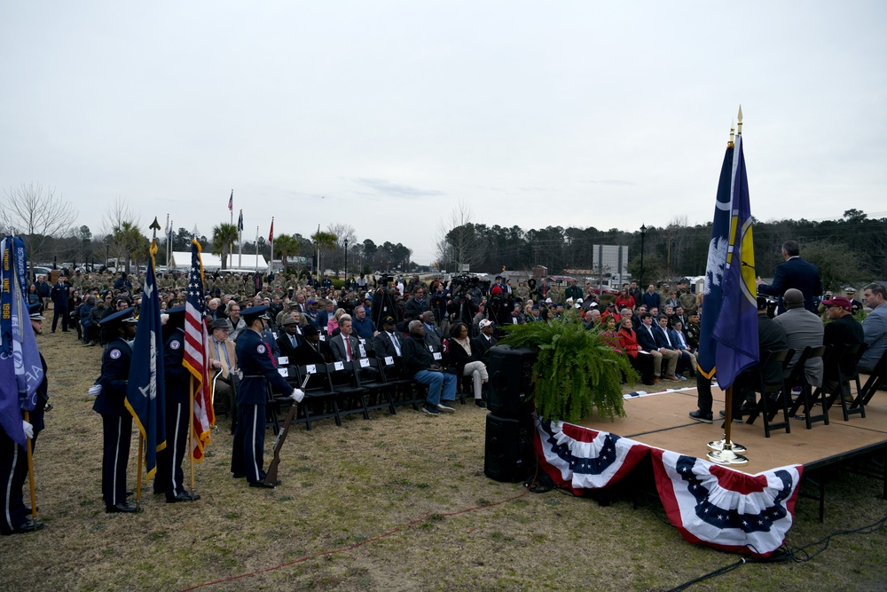 CJCS, Team Shaw, Sumter community honor Tuskegee Airmen in historic P-51 dedication