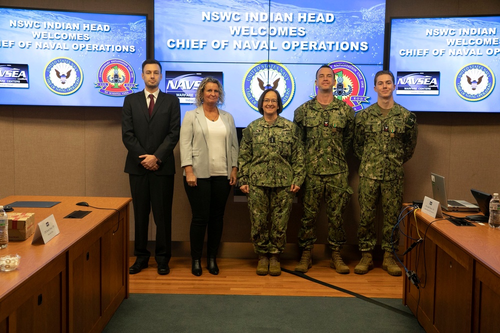 CNO Visits Naval Surface Warface Center Indian Head Division