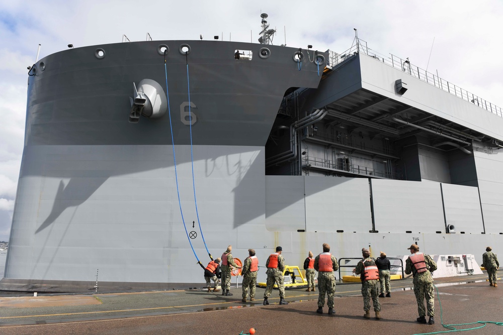 The Future USS John L. Canley Arrives in Coronado Before Commissioning