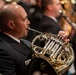 United States Navy Band performs for students in Burleson, Texas at Centennial High School