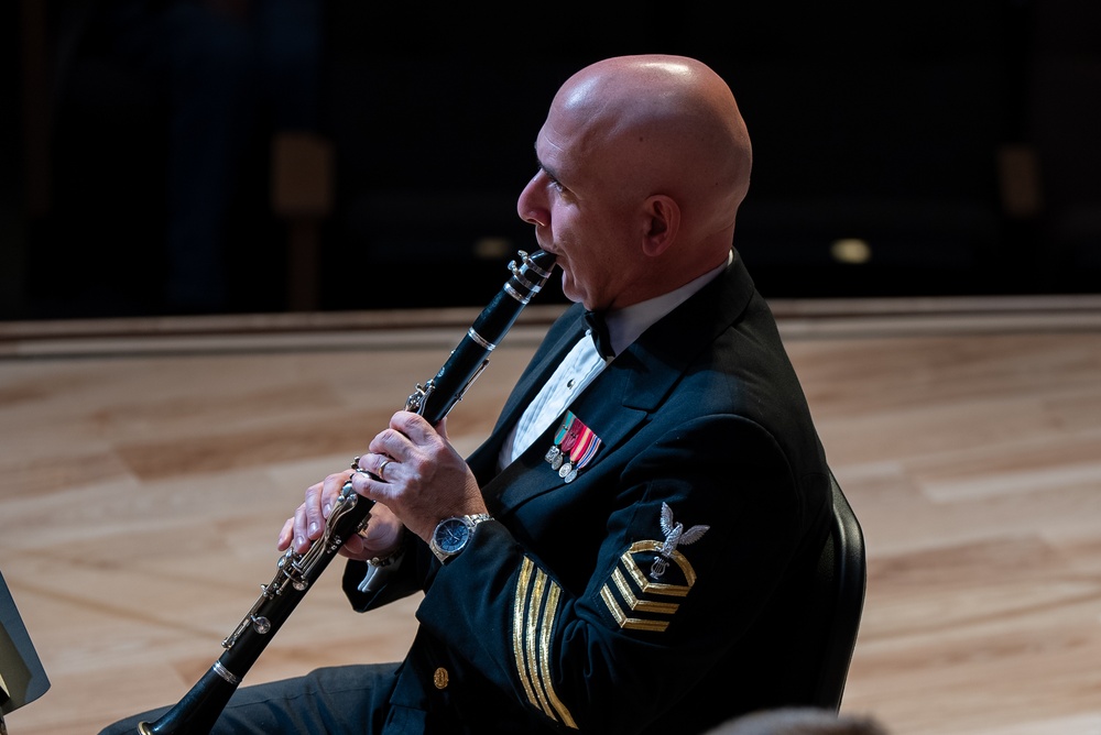 United States Navy Band performs at Arlington (TX) ISD Center for Visual and Performing Arts