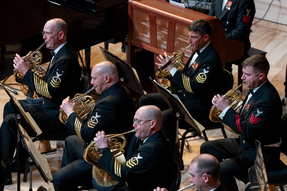 United States Navy Band performs at Arlington (TX) ISD Center for Visual and Performing Arts