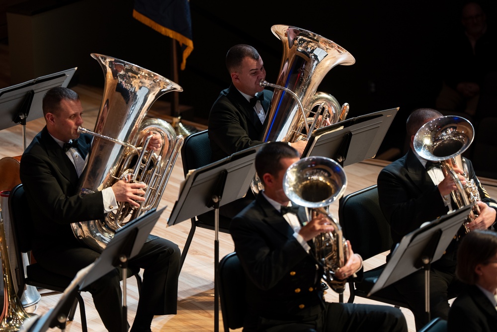 United States Navy Band performs at Arlington (TX) ISD Center for Visual and Performing Arts