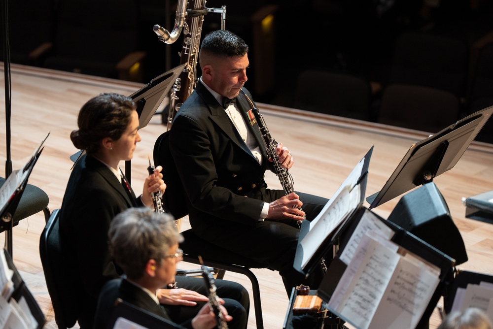 United States Navy Band performs at Arlington (TX) ISD Center for Visual and Performing Arts