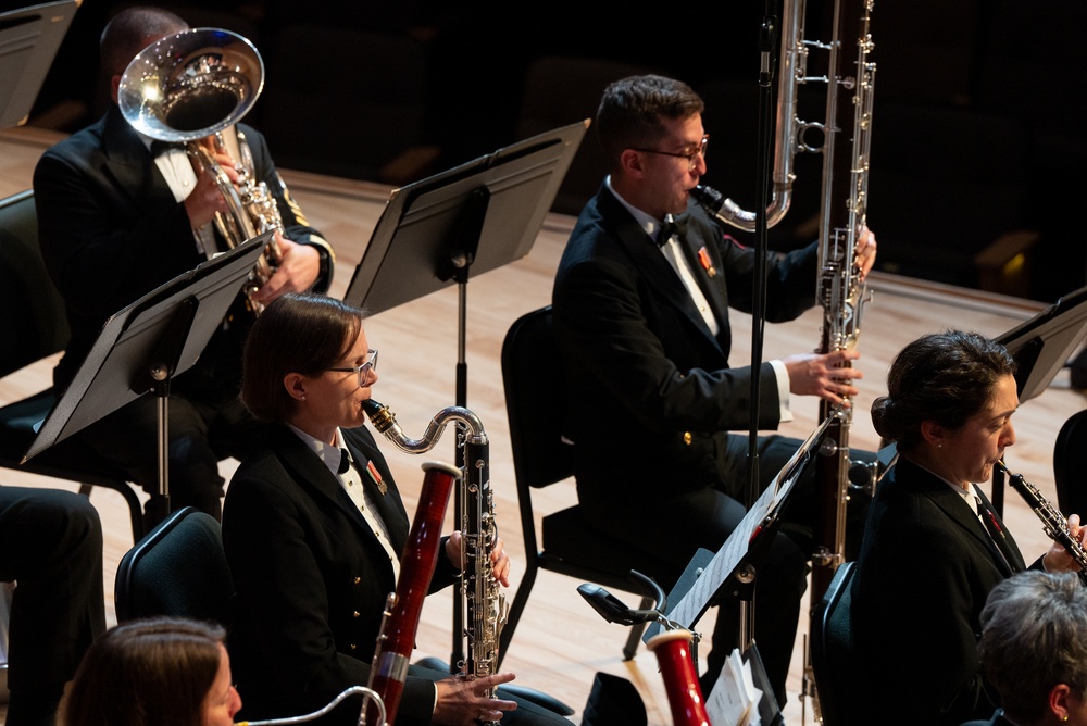 United States Navy Band performs at Arlington (TX) ISD Center for Visual and Performing Arts