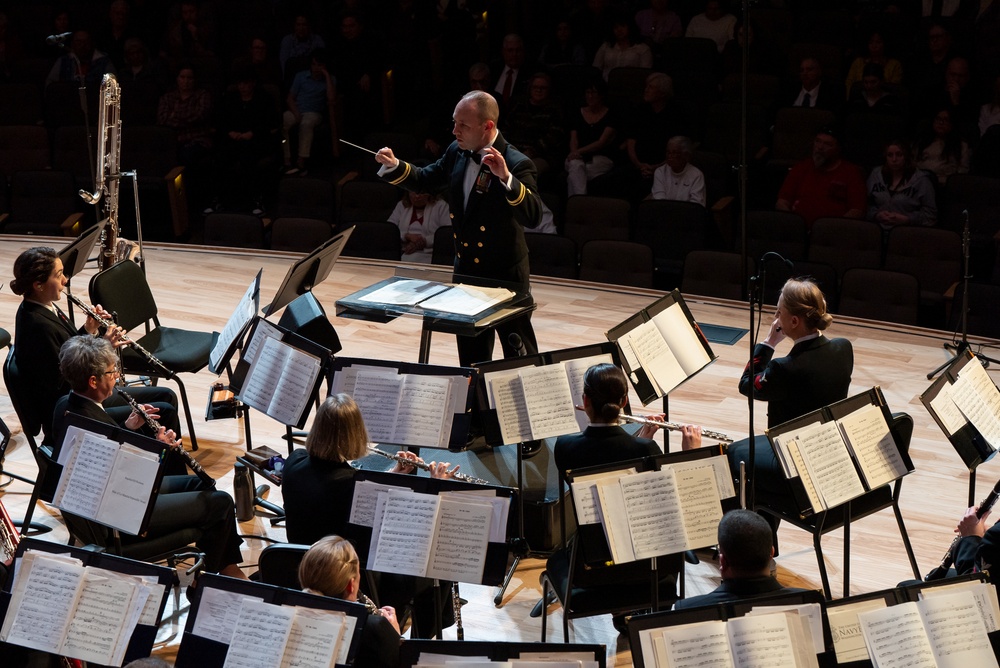 United States Navy Band performs at Arlington (TX) ISD Center for Visual and Performing Arts