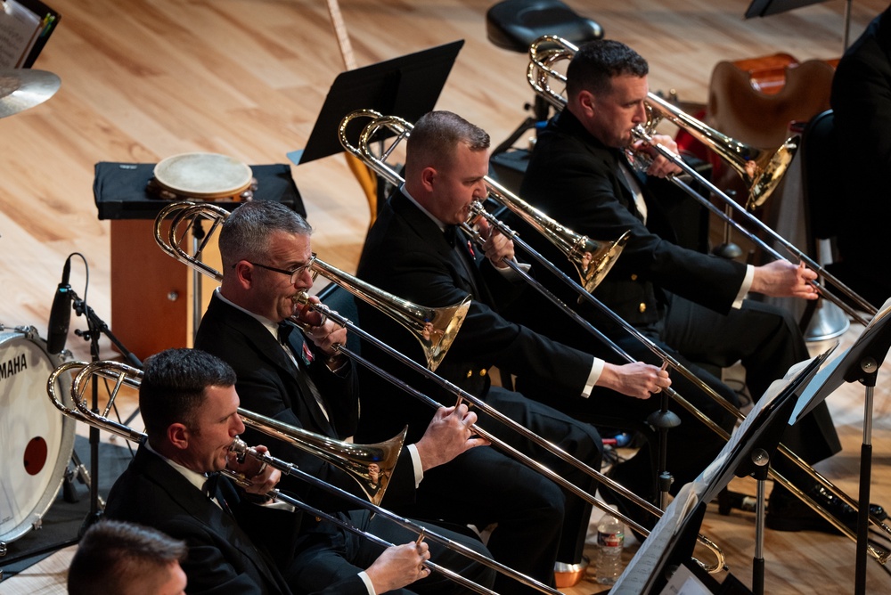 United States Navy Band performs at Arlington (TX) ISD Center for Visual and Performing Arts