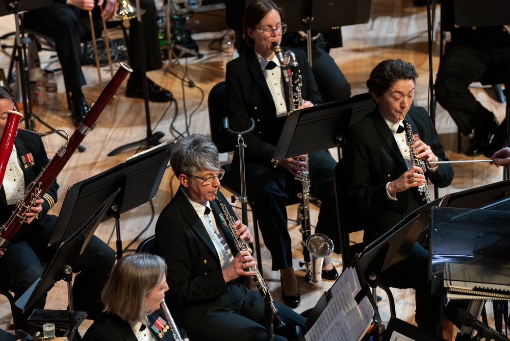 United States Navy Band performs at Arlington (TX) ISD Center for Visual and Performing Arts