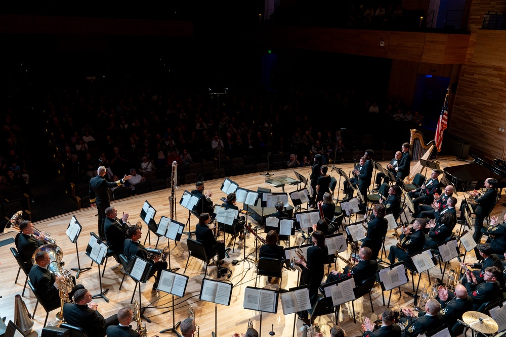 United States Navy Band performs at Arlington (TX) ISD Center for Visual and Performing Arts