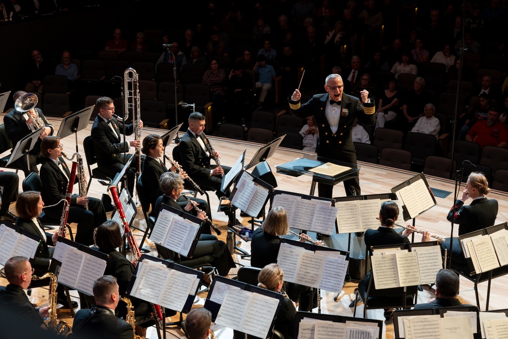 United States Navy Band performs at Arlington (TX) ISD Center for Visual and Performing Arts