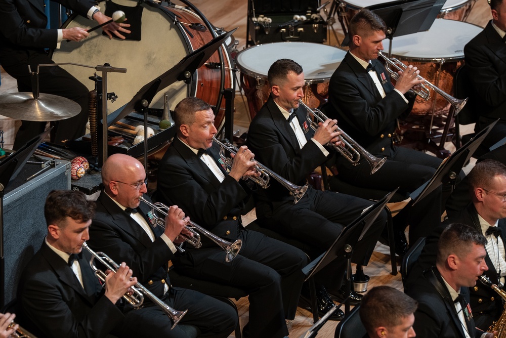 United States Navy Band performs at Arlington (TX) ISD Center for Visual and Performing Arts