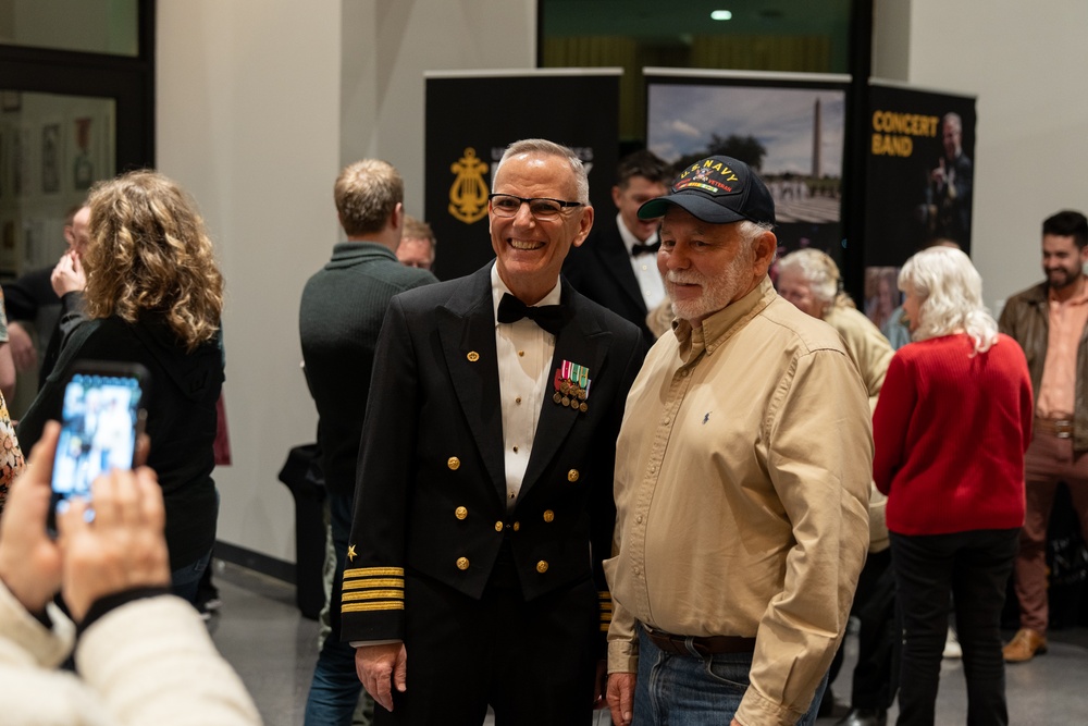 United States Navy Band performs at Arlington (TX) ISD Center for Visual and Performing Arts