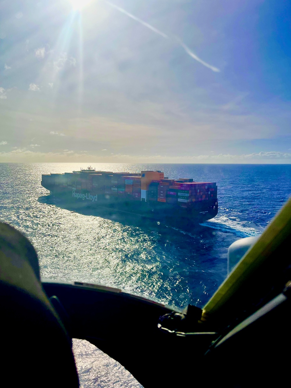 U.S. Coast Guard, Navy Helicopter Squadron execute critical medical evacuation of Filipino mariner offshore of Saipan