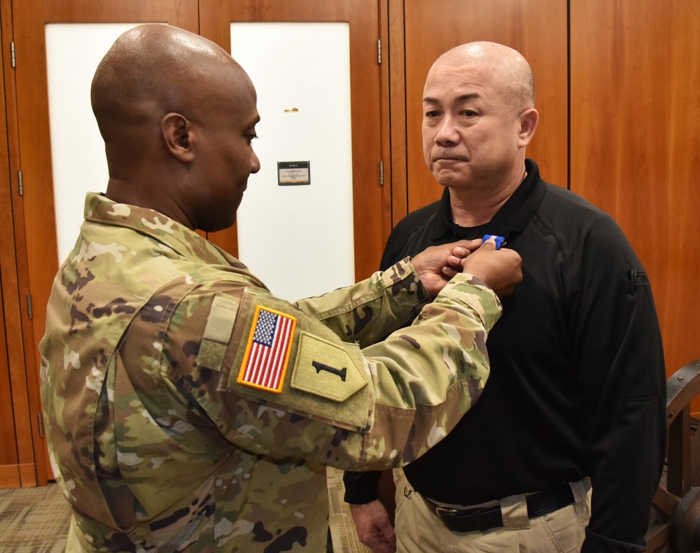 Richards Honored with Army Civilian Service Medal