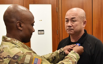 Richards Honored with Army Civilian Service Medal