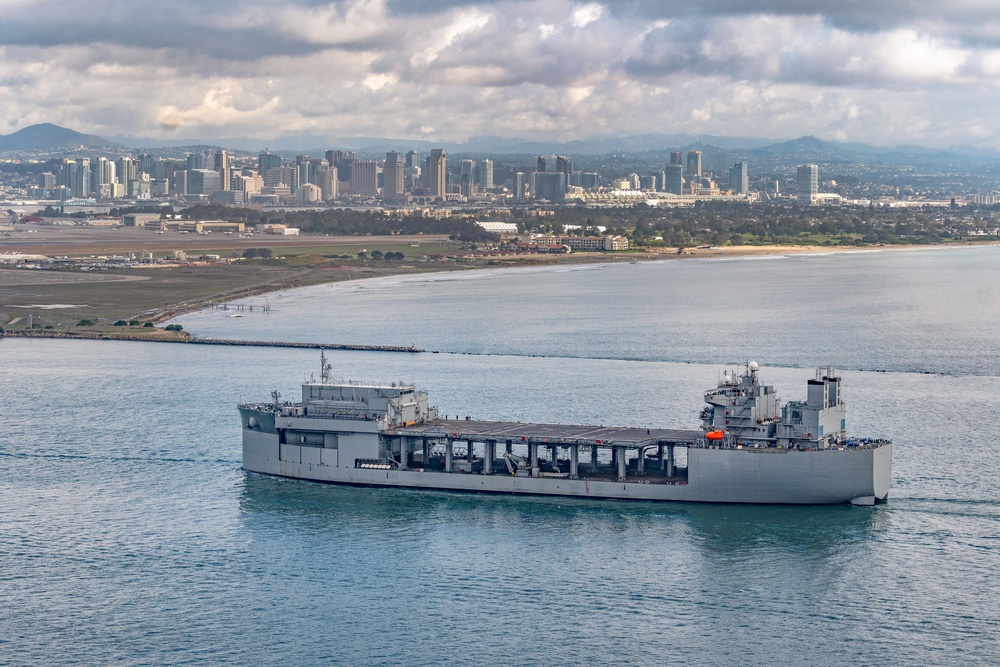 The Future USS John L. Canley Arrives in San Diego for Coronado Commissioning