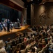 United States Navy Band performs for students at Caddo Parish Magnet High School in Shreveport, Louisiana