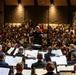 United States Navy Band performs for students at Caddo Parish Magnet High School in Shreveport, Louisiana