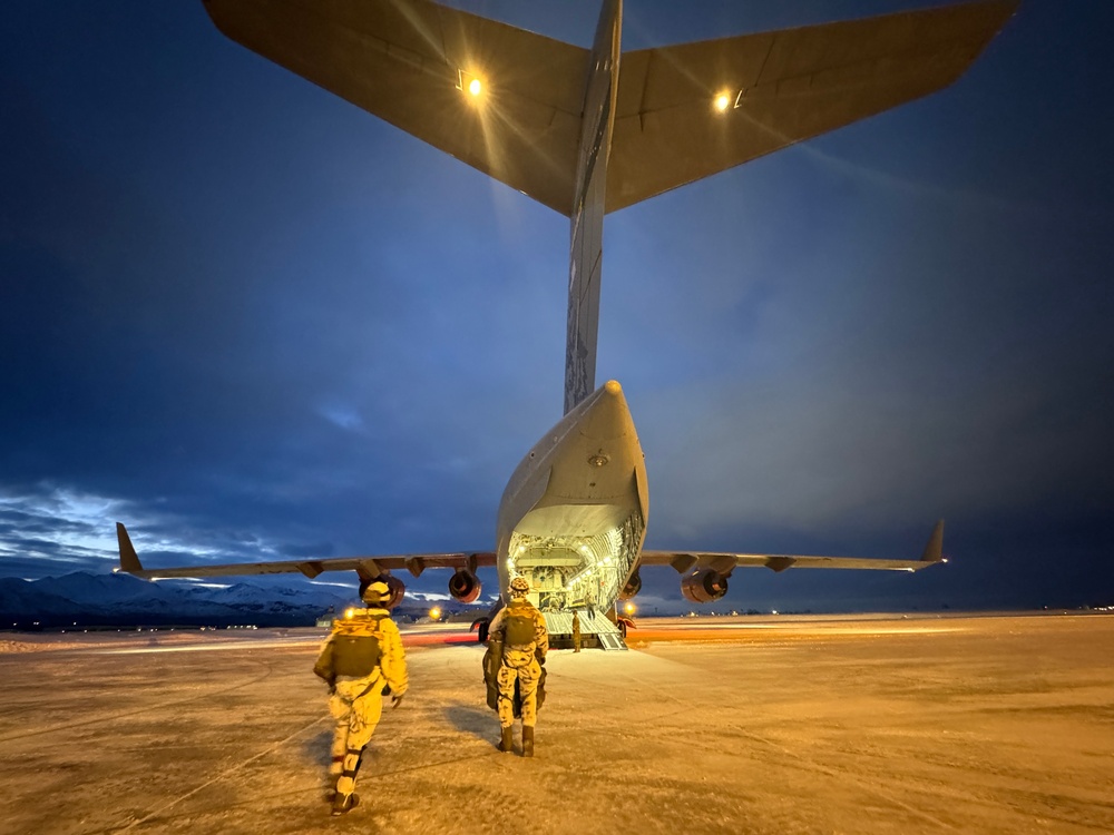 11th Airborne Division Jumps into Donnelly Training Area for JPMRC 24-02