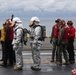 Marines, Sailors conduct flight deck firefighting training aboard USS America