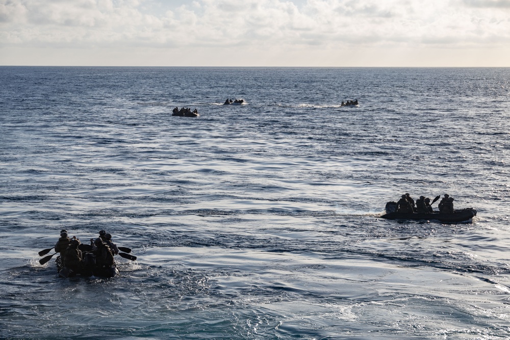 Well Deck, Boat Ops off USS Green Bay