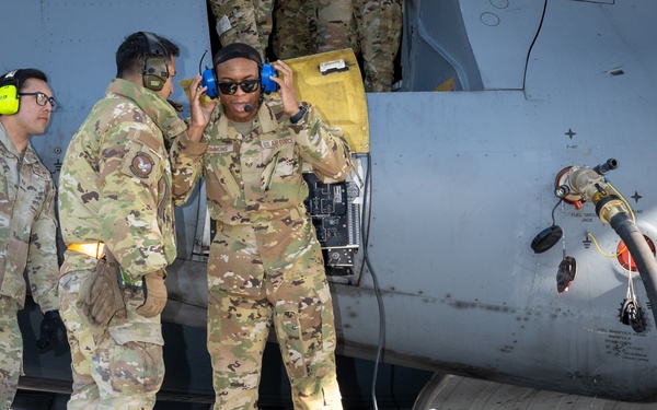 Bamboo Eagle 24-1 Airmen execute first-ever AMC-to-F-22 aircraft-to-aircraft refueling