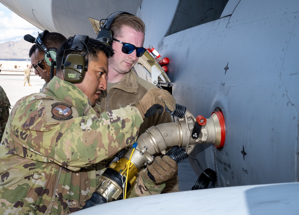 Bamboo Eagle 24-1 Airmen execute first-ever AMC-to-F-22 aircraft-to-aircraft refueling