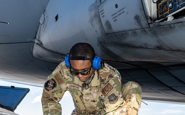 Bamboo Eagle 24-1 Airmen execute first-ever AMC-to-F-22 aircraft-to-aircraft refueling