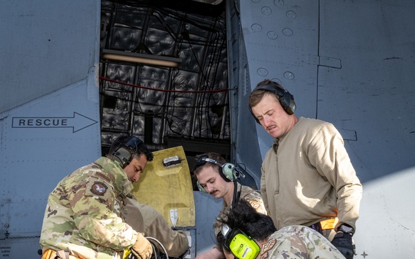 Bamboo Eagle 24-1 Airmen execute first-ever AMC-to-F-22 aircraft-to-aircraft refueling