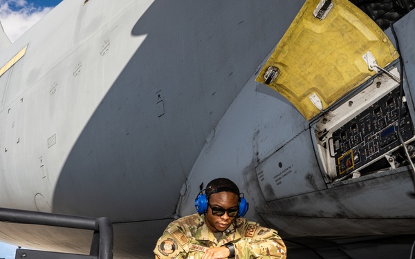 Bamboo Eagle 24-1 Airmen execute first-ever AMC-to-F-22 aircraft-to-aircraft refueling