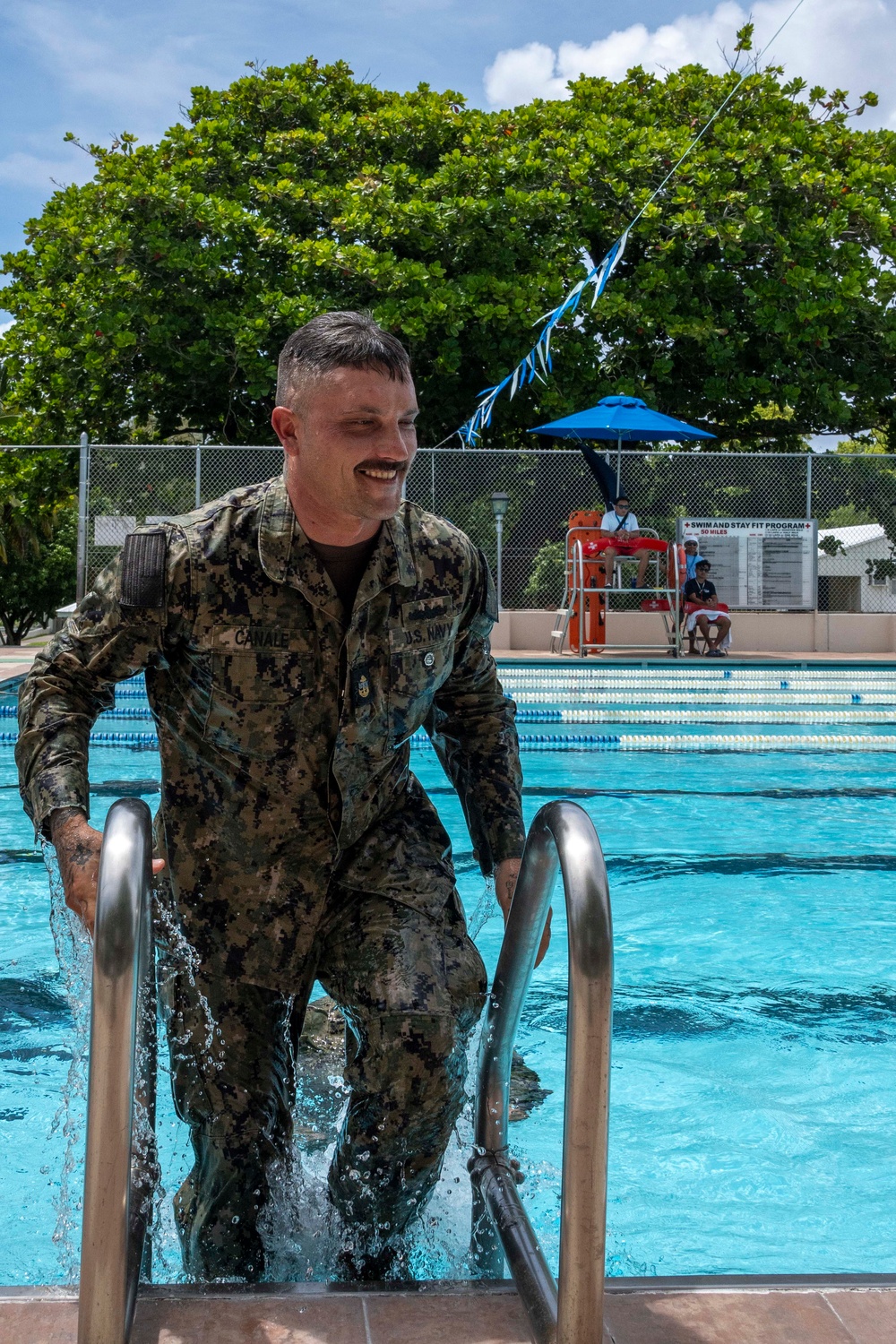 Small Craft Insignia Pinning Ceremony at U.S. Naval Support Facility Diego Garcia