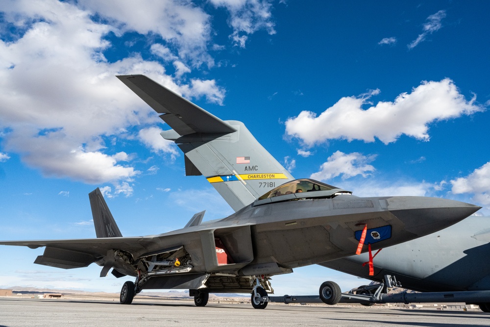 Bamboo Eagle 24-1 Airmen execute first-ever AMC-to-F-22 aircraft-to-aircraft refueling