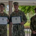 Reenlistment Ceremony in Diego Garcia